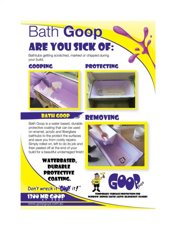 Bath Goop - Are you sick of.