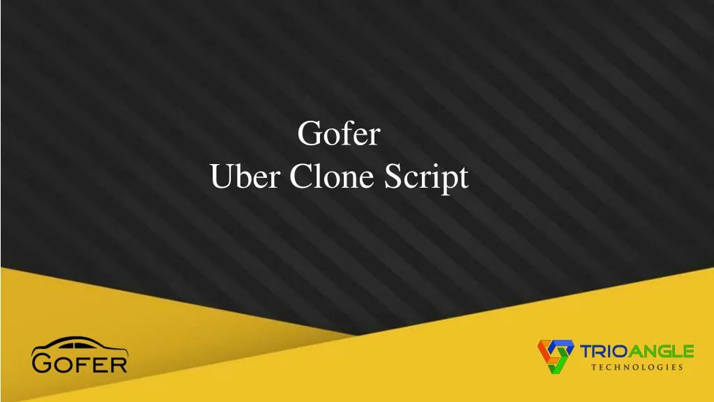 gofer uber clone script
