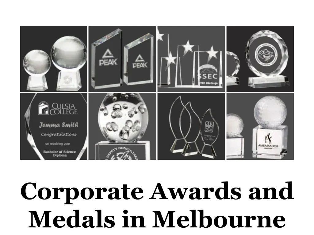 corporate awards and medals in melbourne