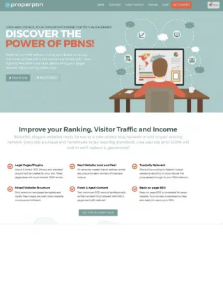 Private Blog Network Service & Turnkey PBN or Build Your Domain - properpbn.com - slide 1