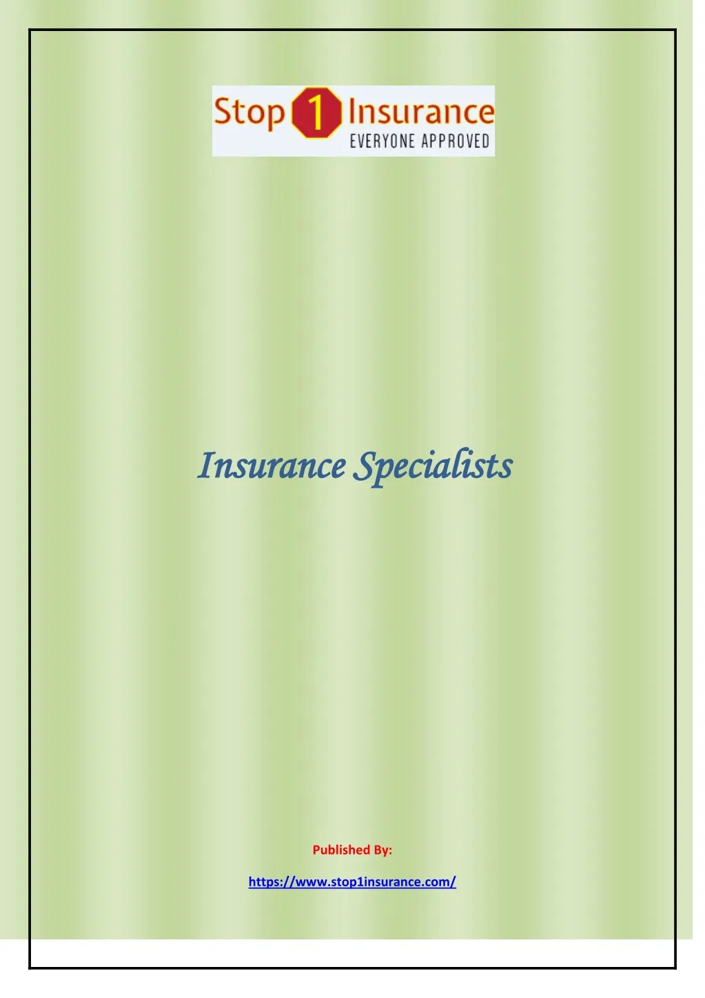 insurance specialists insurance specialists