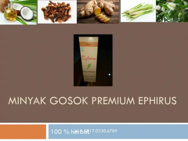 WA 0817.0330.6789, Distributor Obat Gosok Premium Keseleo Jakarta Selatan Ephirus