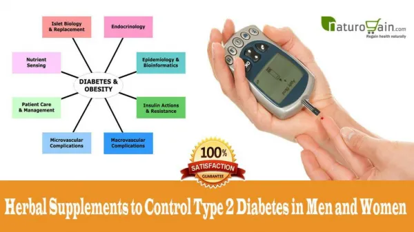 Herbal Supplements to Control Type 2 Diabetes in Men and Women