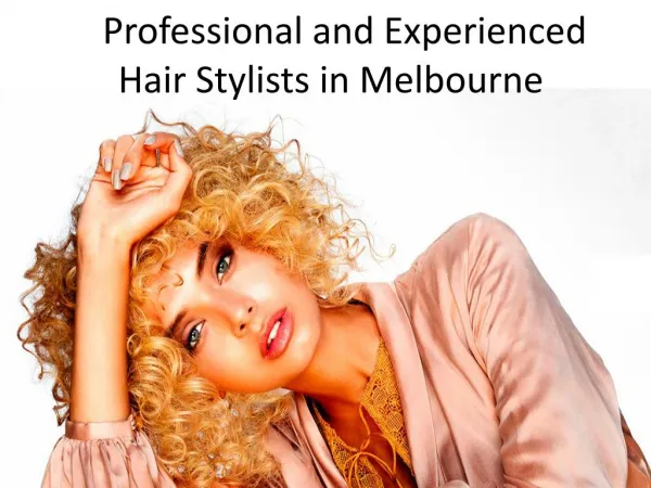 Hair Stylist Melbourne