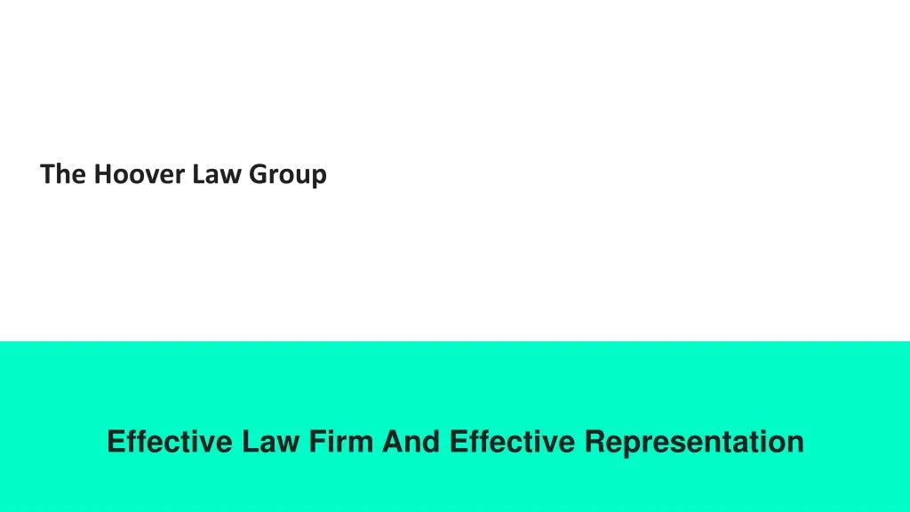 the hoover law group