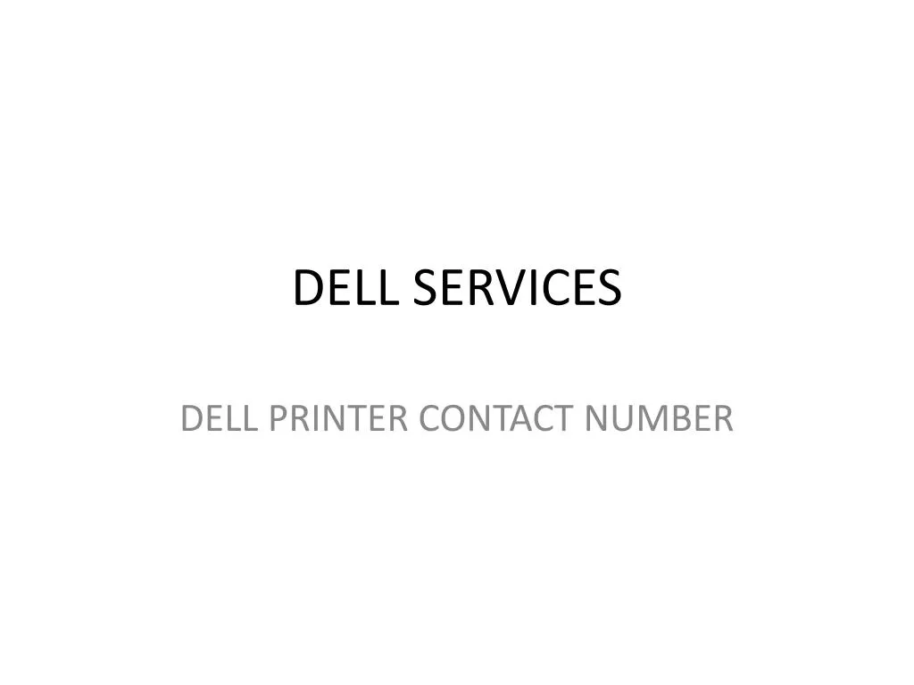 dell services