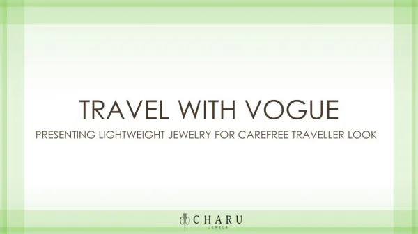 Travel with Vogue