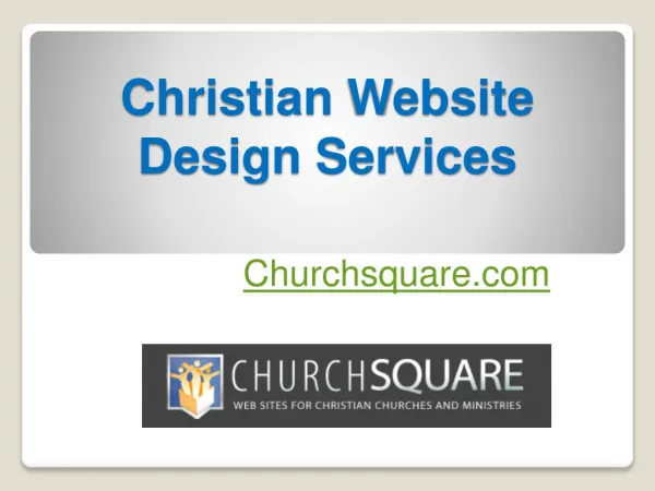 Christian Website Design Services – Churchsquare.com