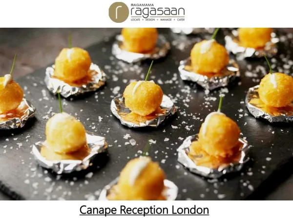 Canape Reception London