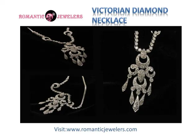 Extra Stunning Victorian Diamond Necklace