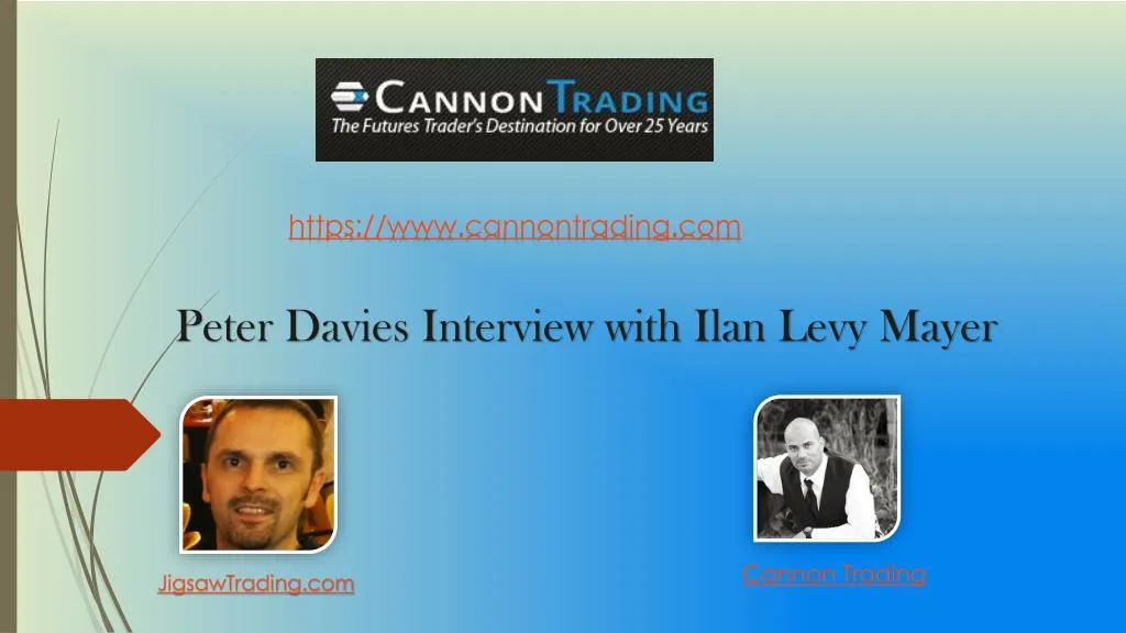 peter davies interview with ilan levy mayer