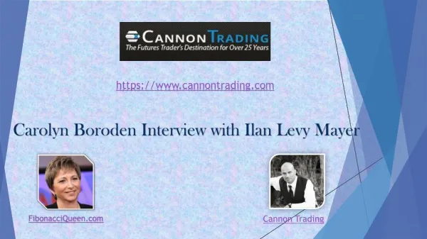 Commodity Trading Advisor Carolyn Boroden's Interview with Ilan Levy Mayer