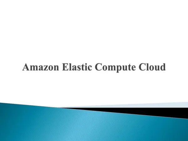 AWS Elastic Cloud Computing