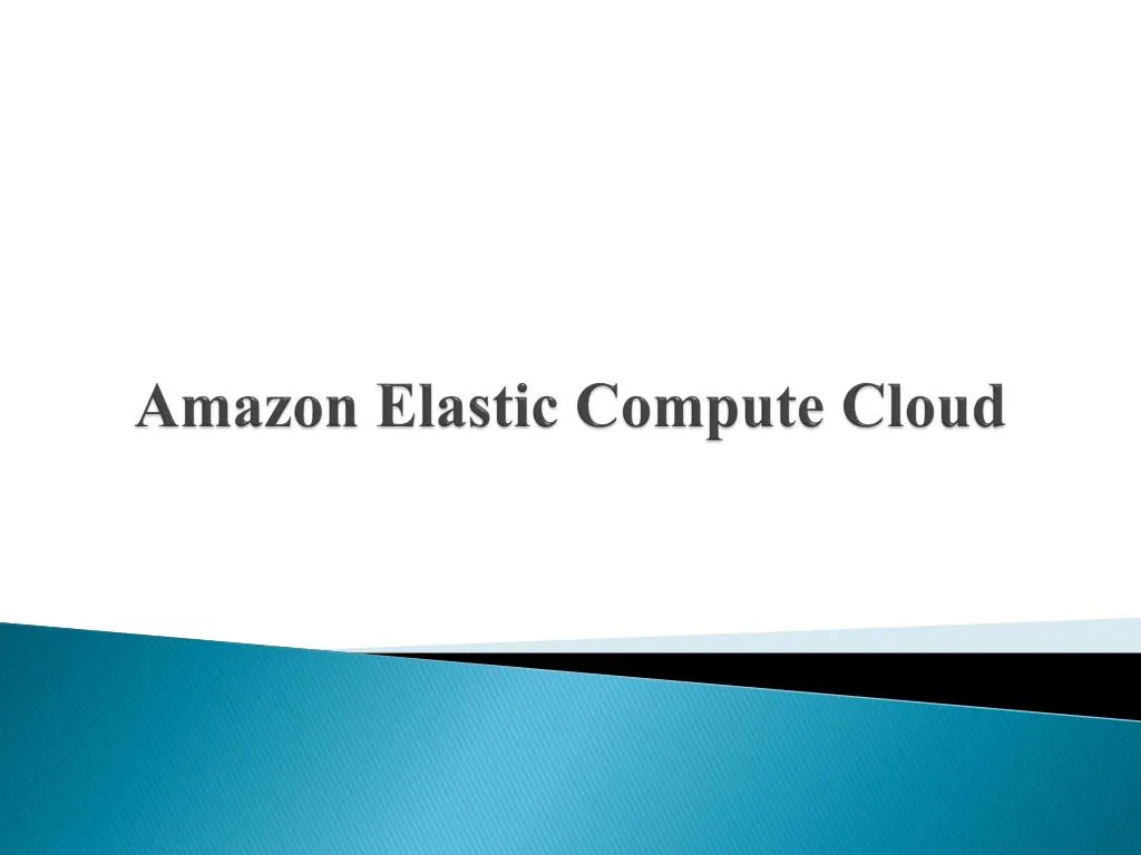 amazon elastic compute cloud