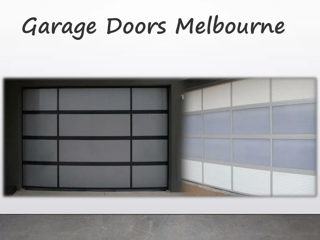 garage doors melbourne
