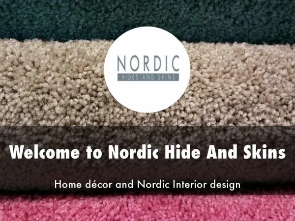 Information Presentation Of Nordic Hide And Skins