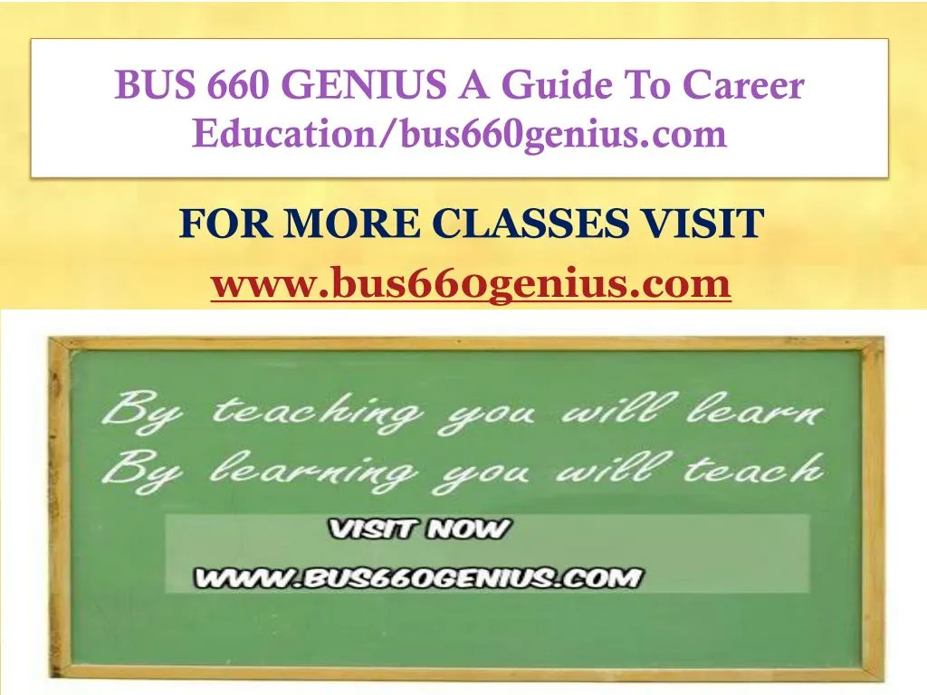 bus 660 genius a guide to career education bus660genius com