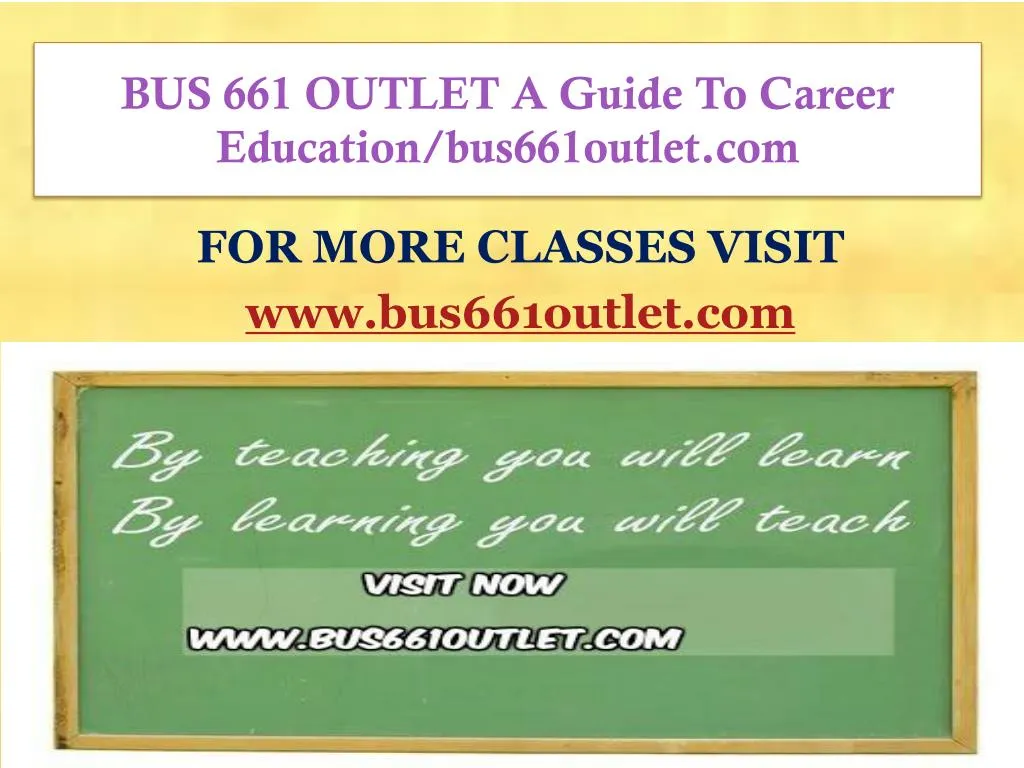 bus 661 outlet a guide to career education bus661outlet com