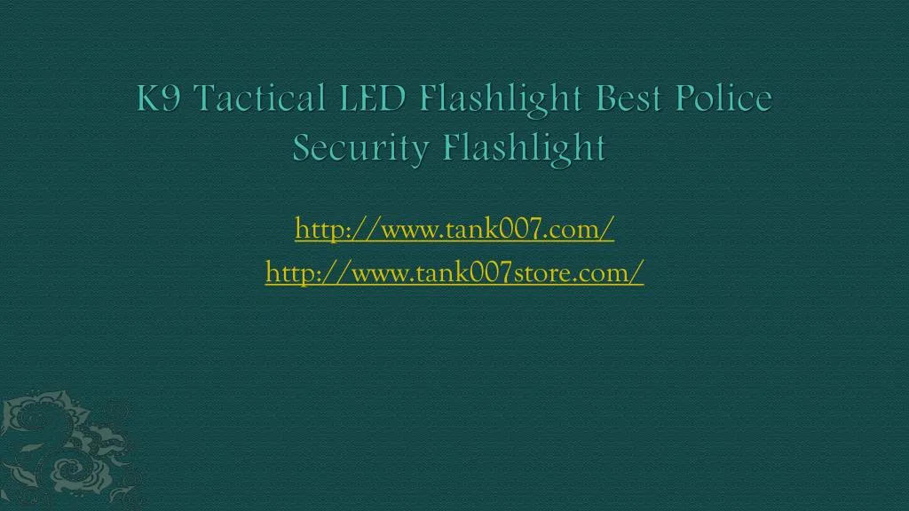k9 tactical led flashlight best police security flashlight