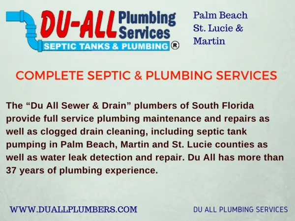 Problems if you Don’t Pump your Septic Tank (Du All Plumbers)