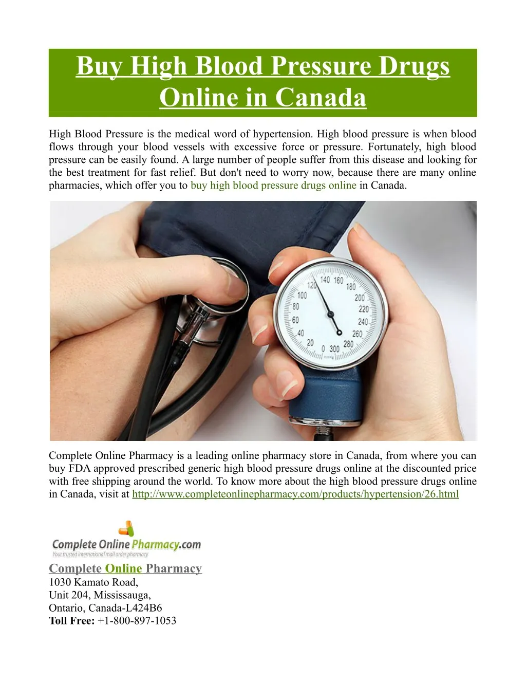 buy high blood pressure drugs online in canada