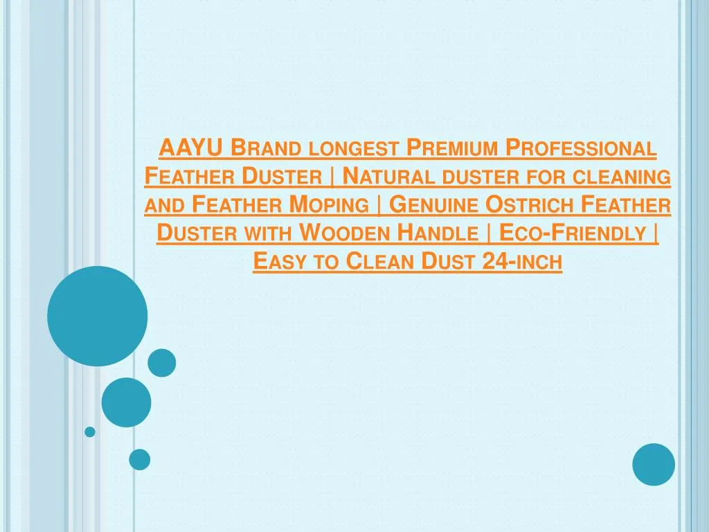 aayu brand longest premium professional feather