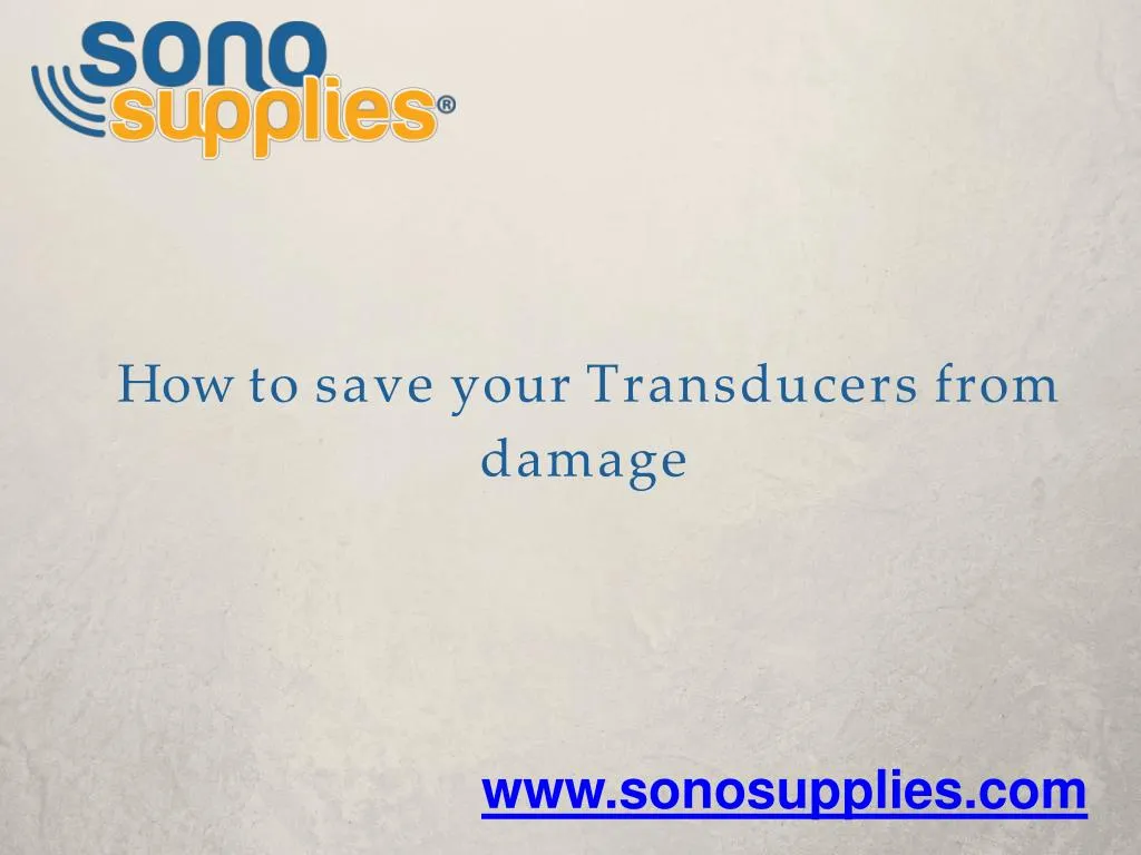 how to save your transducers from damage