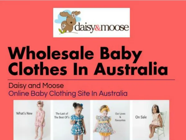 Shop Organic Wholesale Baby Clothes Australia