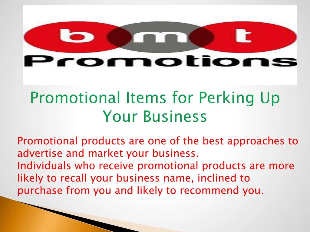 promotional items for perking up your business