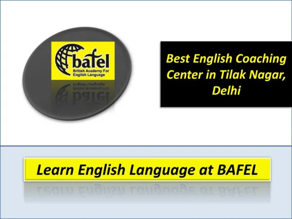 Best Spoken English Institute in Tilak Nagar