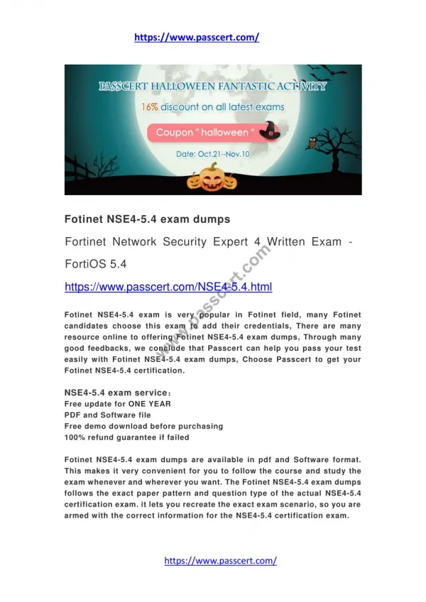 Fotinet NSE4-5.4 exam dumps