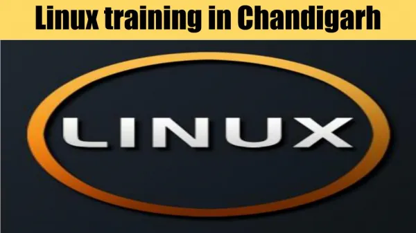 Linux training in Chandigarh