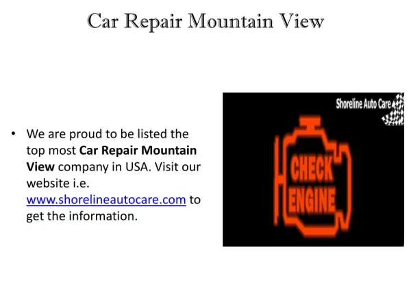 Auto Repair Mountain View