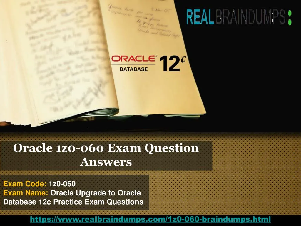 oracle 1z0 060 exam question answers