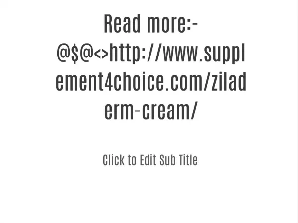 supplement4choice.com/ziladerm-cream