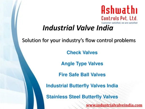 Industrial Vave India, manufacturer, exporter in india