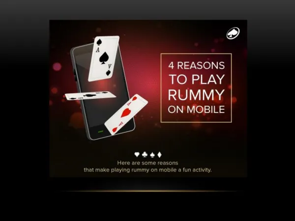 4 Reasons To Play Rummy On Mobile