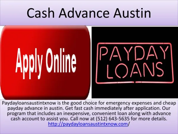 Cash Advance Austin