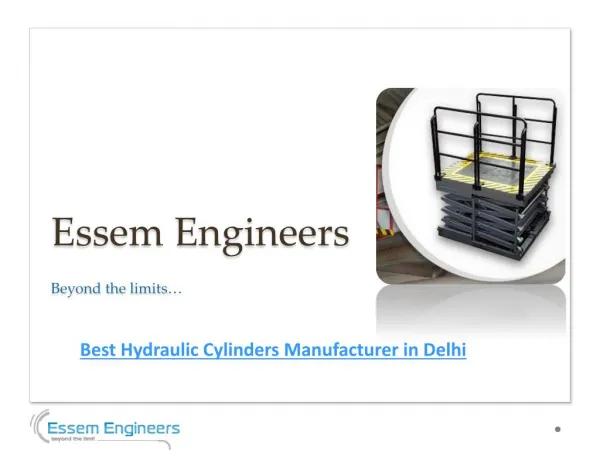 Best Hydraulic Cylinders Manufacturer in Delhi