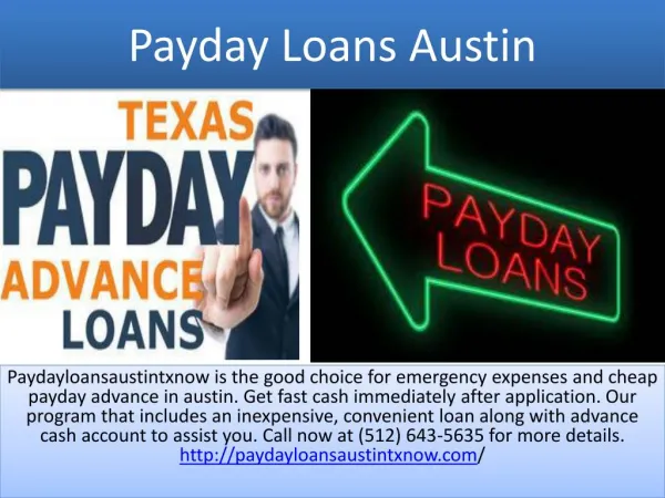 Payday Loans Austin