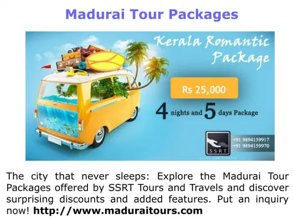 Tours and Travels in Madurai
