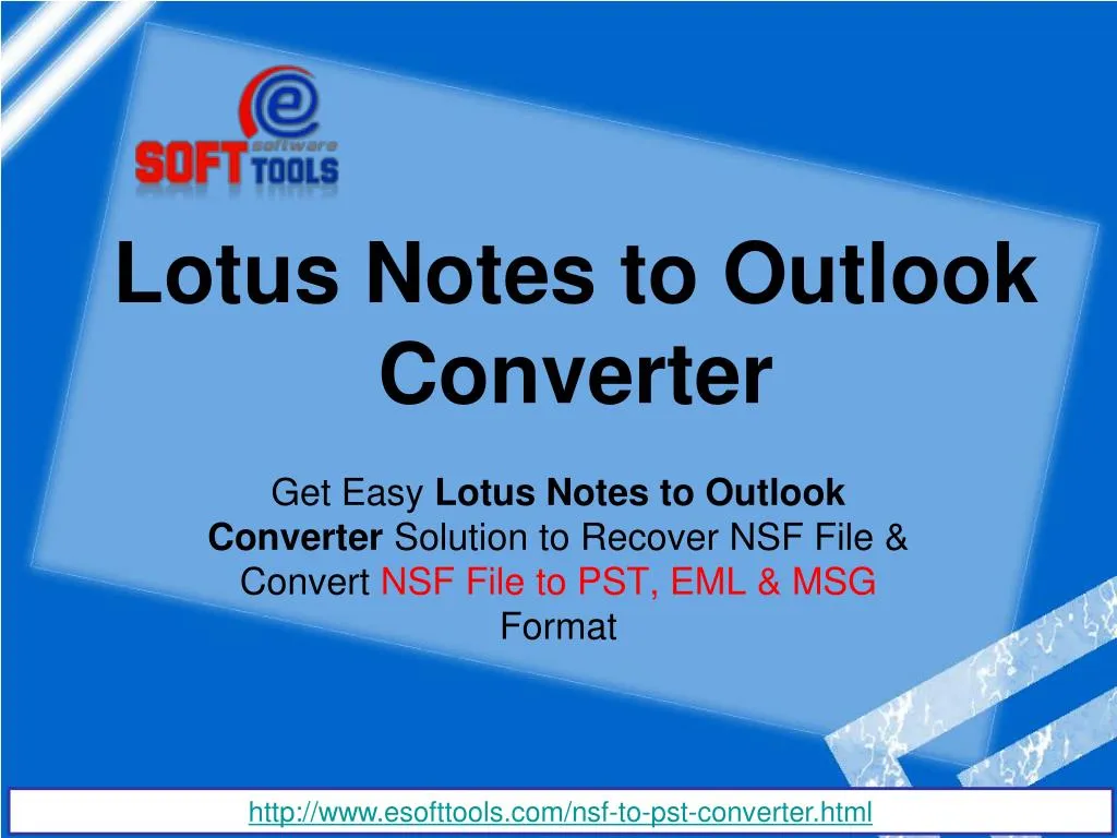 lotus notes to outlook converter