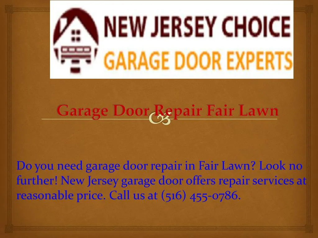 garage door repair fair lawn