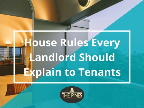 House Rules Every Landlord Should Explain to Tenants