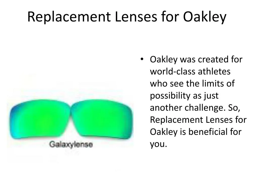 replacement lenses for oakley