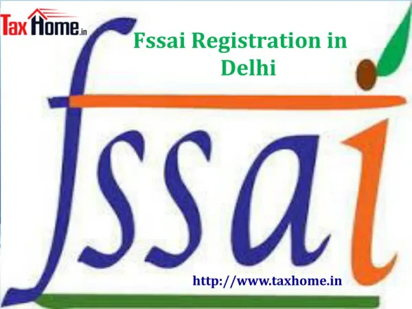 Fssai registration in Delhi