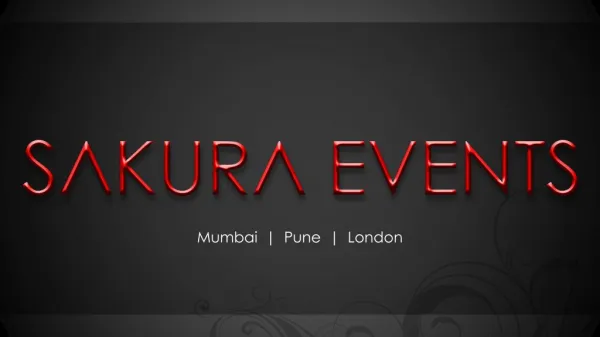 Sakura Events - Event Management Company