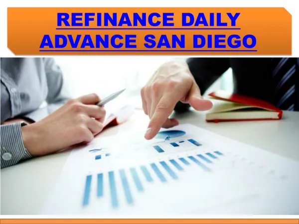 Refinance Daily Advance San Diego