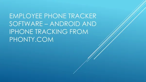 Phone Tracking App - Gps/SMS Tracking Software