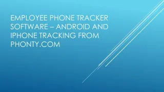 Phone Tracking App - Gps/SMS Tracking Software - slide 1